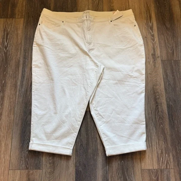 Lane Bryant Pants Jumpsuits Nwt Lane Bryant White Denim